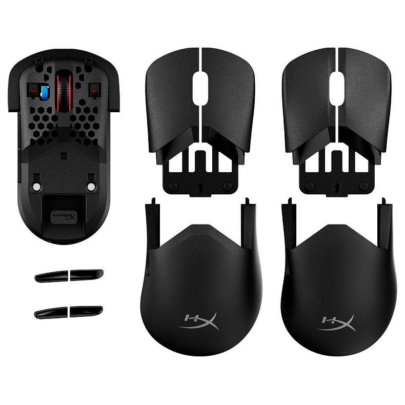 Миша HyperX Pulsefire SAGA PRO, RGB, USB-A/WL/BT, чорний