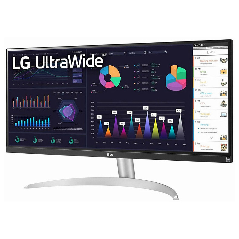 Монитор LG 29" 29WQ600-W HDMI, DP, USB-C, MM, IPS, 2560x1080, 21:9, sRGB 99%, FreeSync, HDR10