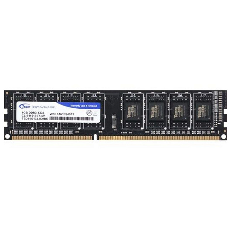 ОЗП DDR3 4GB/1333 Team Elite (TED34G1333C901)