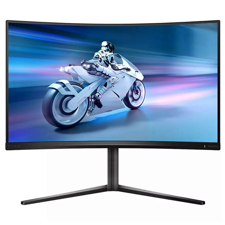 Монітор 31,5" Philips 32M2C5500W, QHD, VA, 240Hz, 0,5ms, вигнутий, HDMI, DP, синювато-сірий