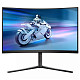 Монітор 31,5" Philips 32M2C5500W, QHD, VA, 240Hz, 0,5ms, вигнутий, HDMI, DP, синювато-сірий