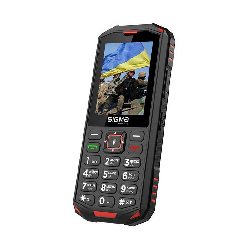 Мобильный телефон Sigma mobile X-treme PA68 Dual Sim Black/Red (4827798466520)