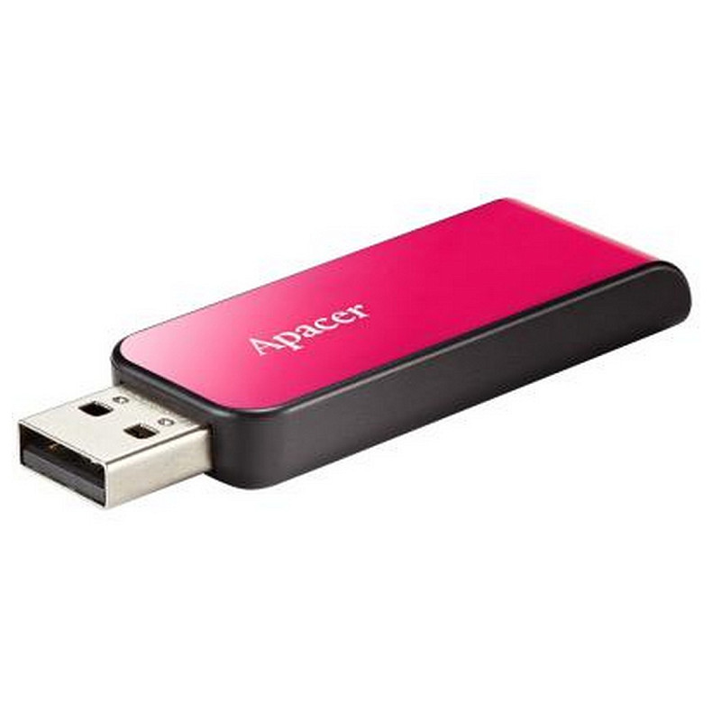 Флеш-накопичувач USB 64GB Apacer AH334 Pink (AP64GAH334P-1)