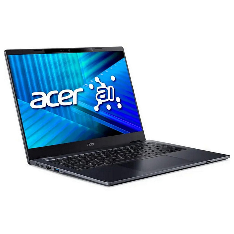 Ноутбук Acer TravelMate TMP414-55 14" WUXGA IPS, Intel U7-255U, 32GB, F1TB, UMA, Lin, синий