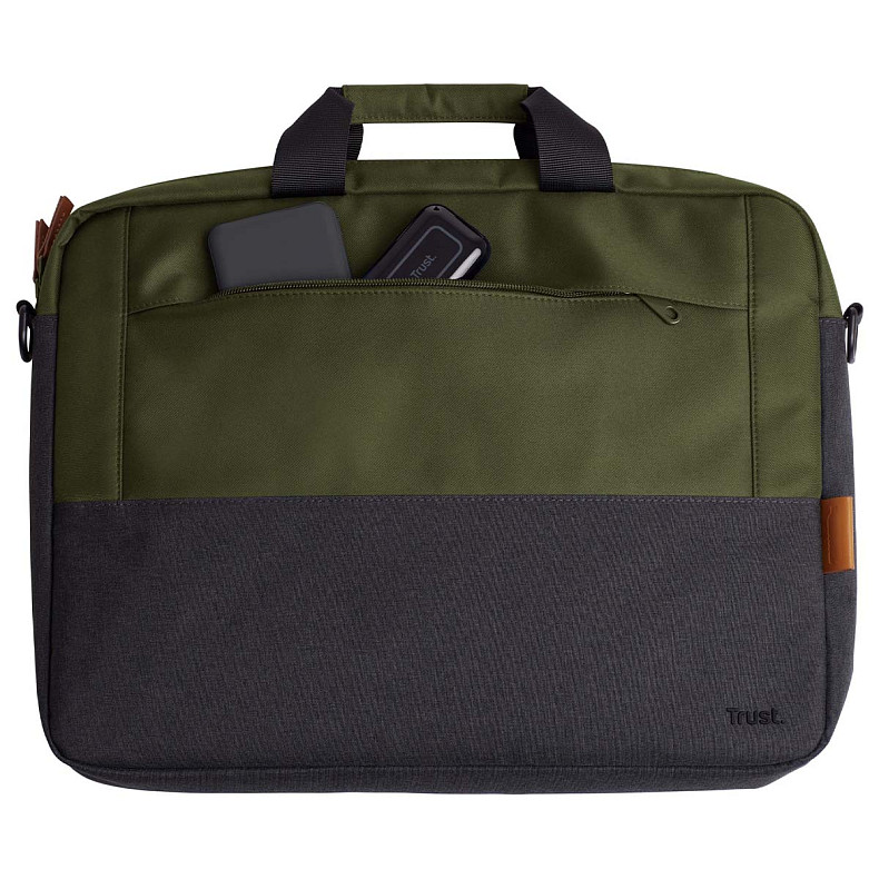 Сумка для ноутбука Trust Lisboa 16 laptop carry bag Green