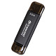 Портативний SSD Transcend 512GB USB 3.1 Gen 2 Type-A + Type-C ESD310 Чорний