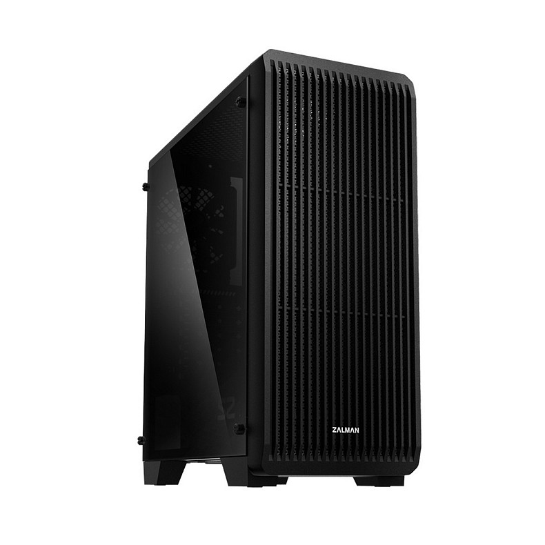 Корпус Zalman S2 TG, без БЖ, 1xUSB3.0, 2xUSB2.0, 3x120mm Black fans, TG Side Panel, ATX, чорний