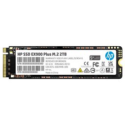 SSD диск HP EX900 Plus 2TB M.2 2280 PCI Ex Gen3 x4 3D NAND