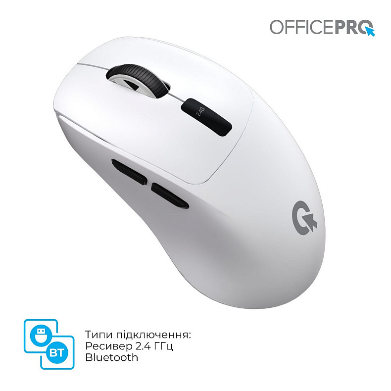 Мышь OfficePro M398W White