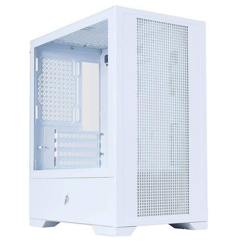 Корпус 1stPlayer Go2 White без БП