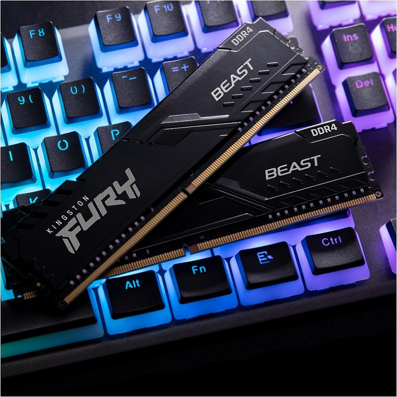 ОЗУ Kingston Fury Beast Black DDR4 2x8GB 2666 MHz (KF426C16BBK2 16)