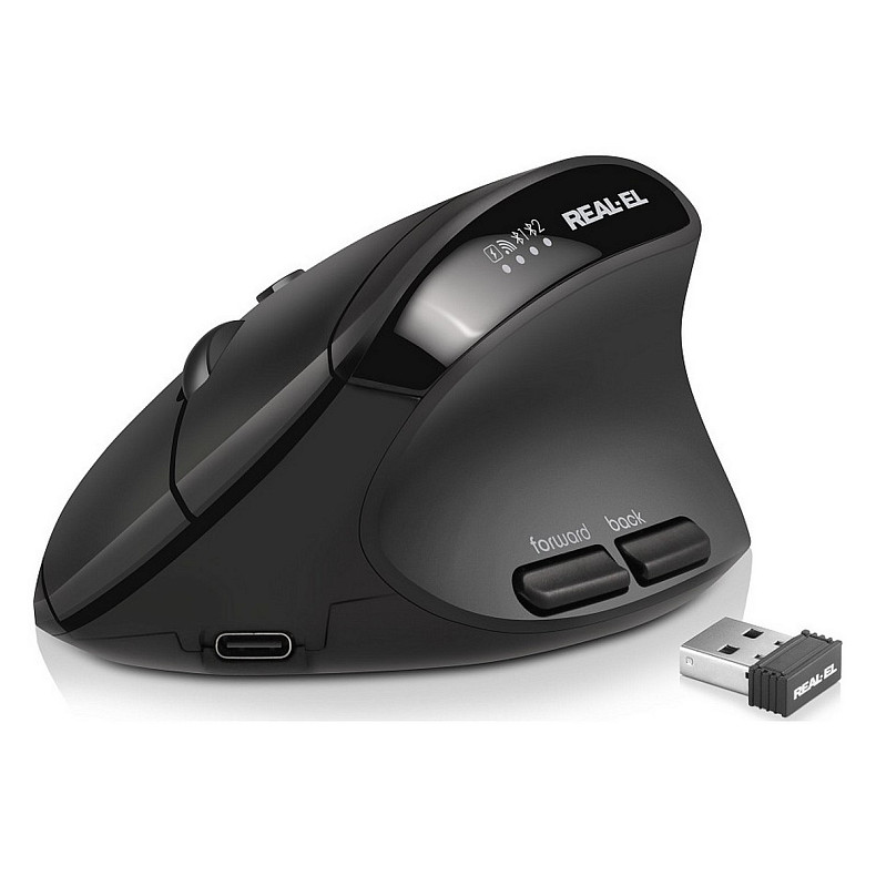 Миша REAL-EL RM-490W Black