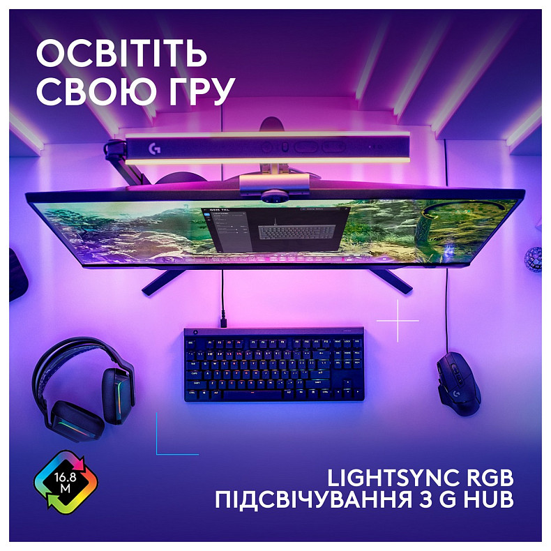 Клавиатура Logitech G515 TKL Black Tactile (920-014133)