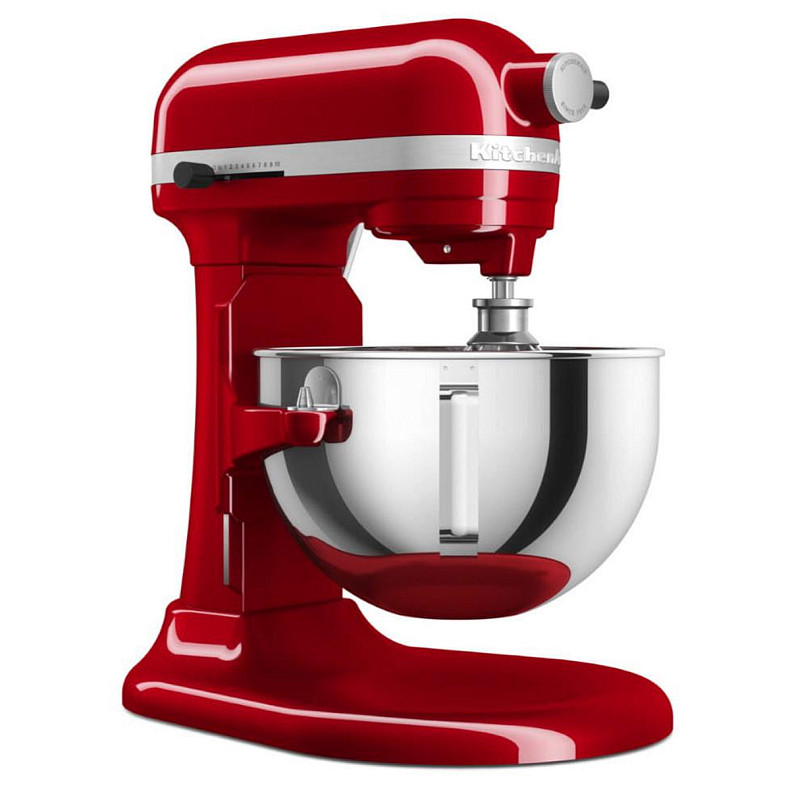 Кухонна машина KitchenAid Heavy Duty 5,2 л 5KSM55SXXEER з підйомною чашею, червоний