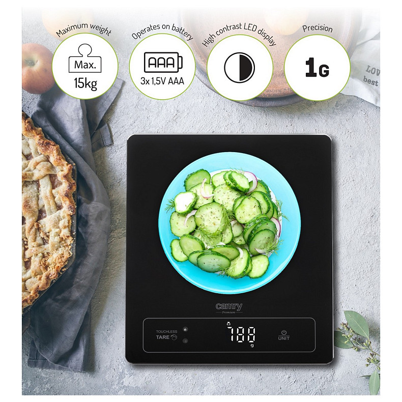 Весы кухонные Camry CR 3175 black