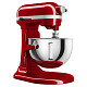 Кухонна машина KitchenAid Heavy Duty 5,2 л 5KSM55SXXEER з підйомною чашею, червоний