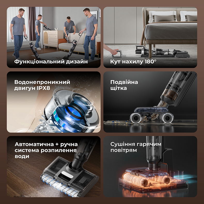 Бездротовий миючий пилосос Jimmy HW11 PRO MAX 3 в 1