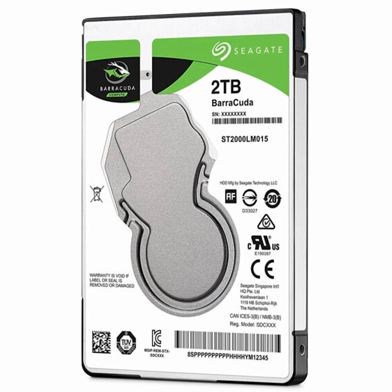 Жесткий диск Seagate BarraCuda 2.0TB 5400rpm 128MB (ST2000LM015)