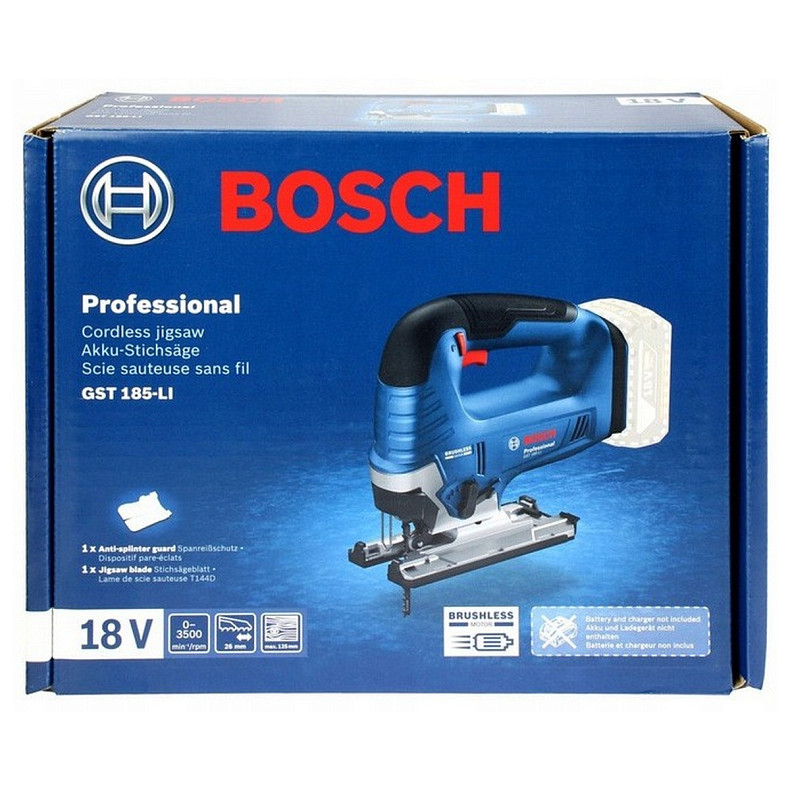 Електролобзик Bosch GST 185-Li (06015B3021)