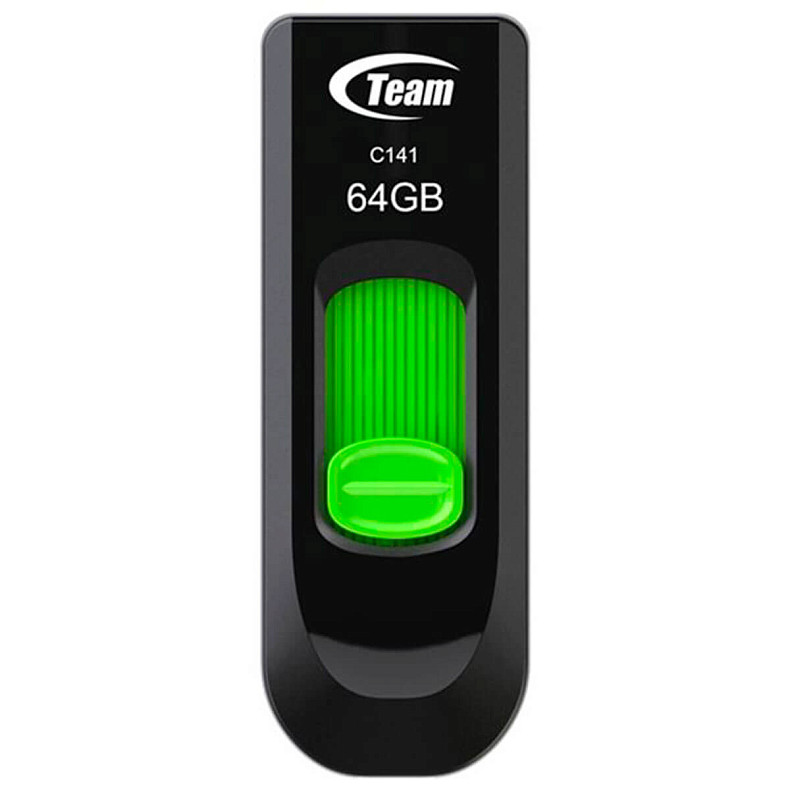 Флеш накопитель 64Gb Team C141 Green (TC14164GG01)