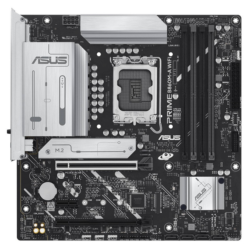 Материнcька плата ASUS PRIME B860M-A WIFI s1851 B860 4xDDR5 M.2 DP HDMI Wi-Fi BT mATX