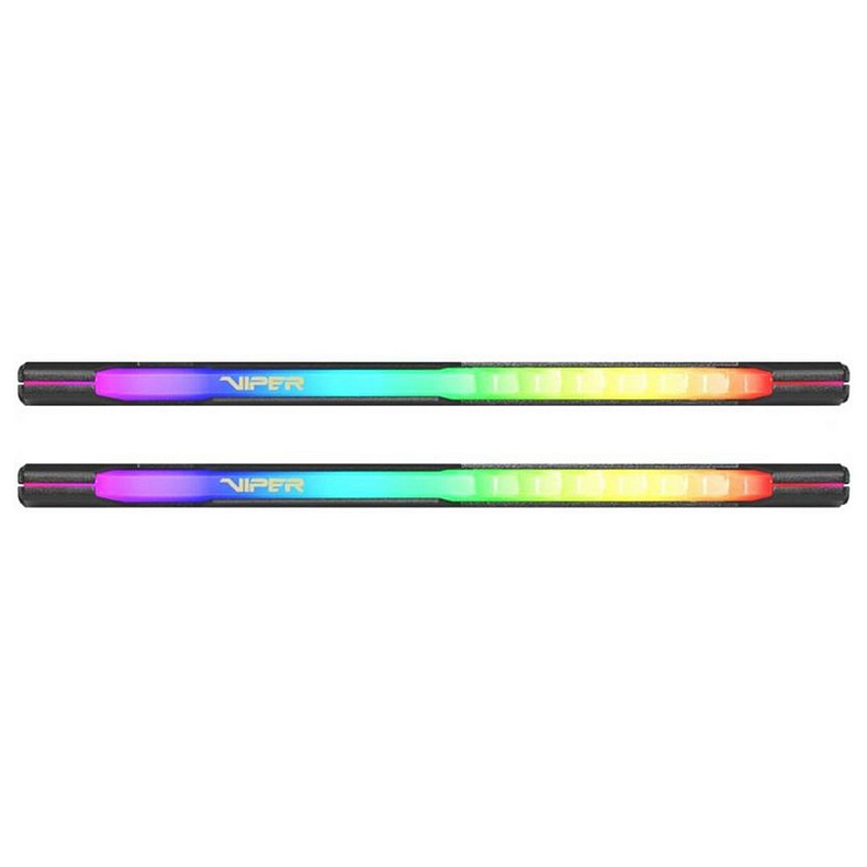 ОЗП Patriot Viper Steel RGB DDR4 2x32GB/3200 Black (PVSR464G320C8K)