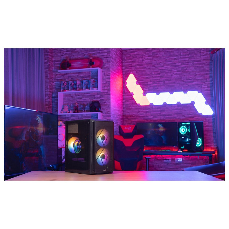 Корпус AeroCool CS-107-A-BK-v2 (ACCX-PC14002.11) Black 600W