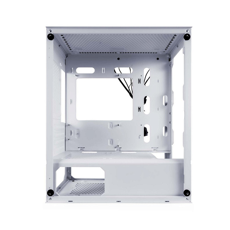 Корпус 1stPlayer X4-M-WH-2F1P-W-1F1-W White без БП