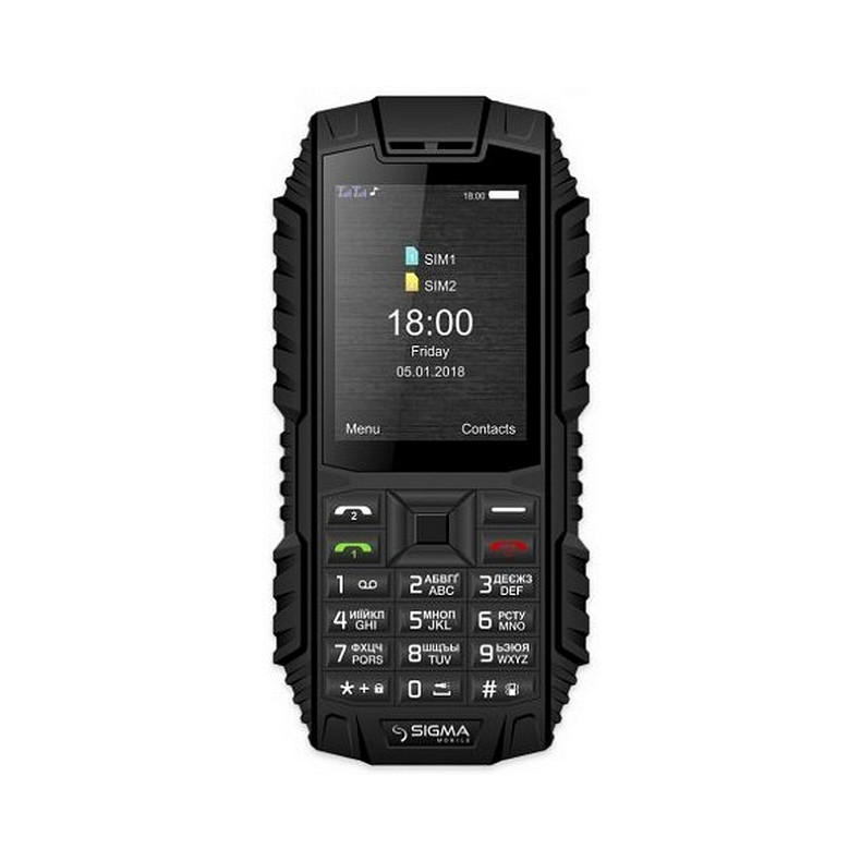 Мобільний телефон Sigma mobile Х-treme DT68 Dual Sim Black (4827798337714)