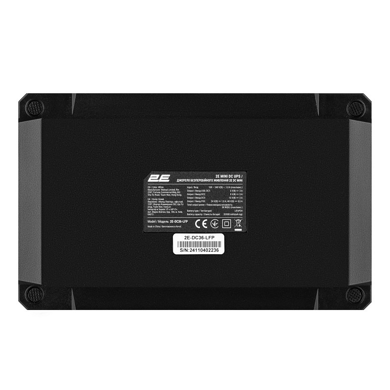ДБЖ для роутерів 2E Mini DC 36Вт, LFP