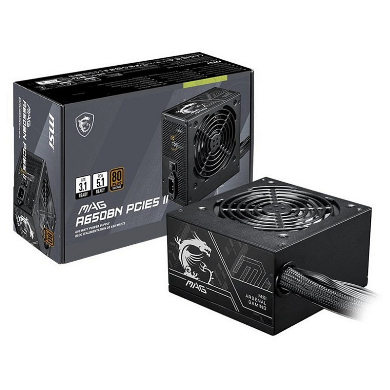 Блок живлення MSI MAG A650BN PCIE5 II