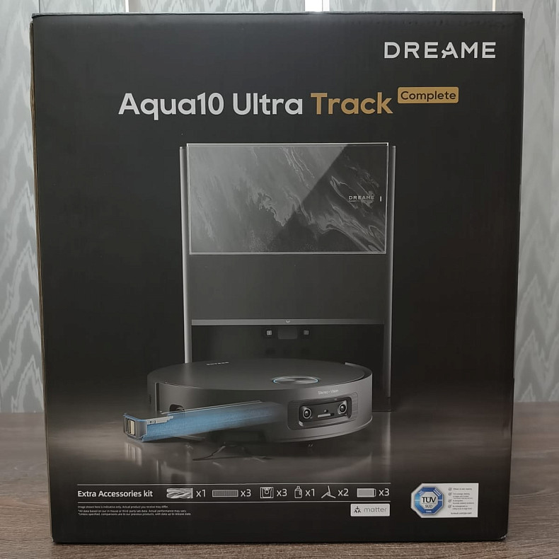 Робот-пилосос миючий Dreame Aqua 10 Ultra Track Complete Black - Уцінка