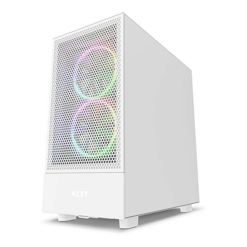 Корпус NZXT H5 Flow White без БП (CC-H51FW-01)