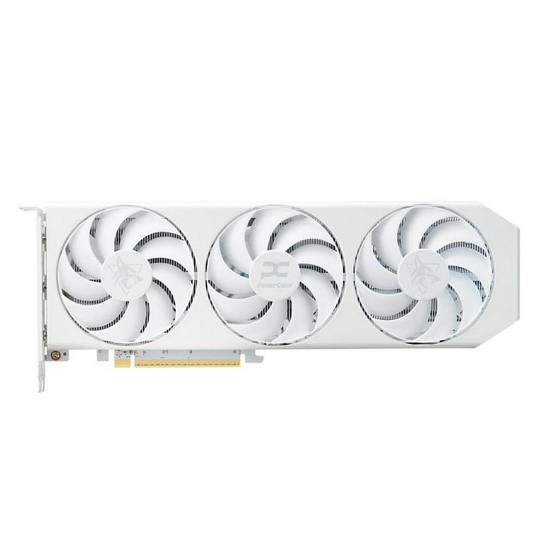 Відеокарта AMD Radeon RX 9060 XT 16GB GDDR6 Hellhound Spectral White PowerColor (RX9060XT 16G-L/OC/W