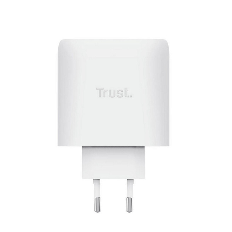Зарядний пристрій Trust Maxo 65Вт, GaN, USB-C PD/PPS, білий