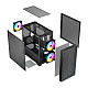 Корпус LogicConcept dart pro argb mini black mesh fans 3x120mm без БЖ mATX