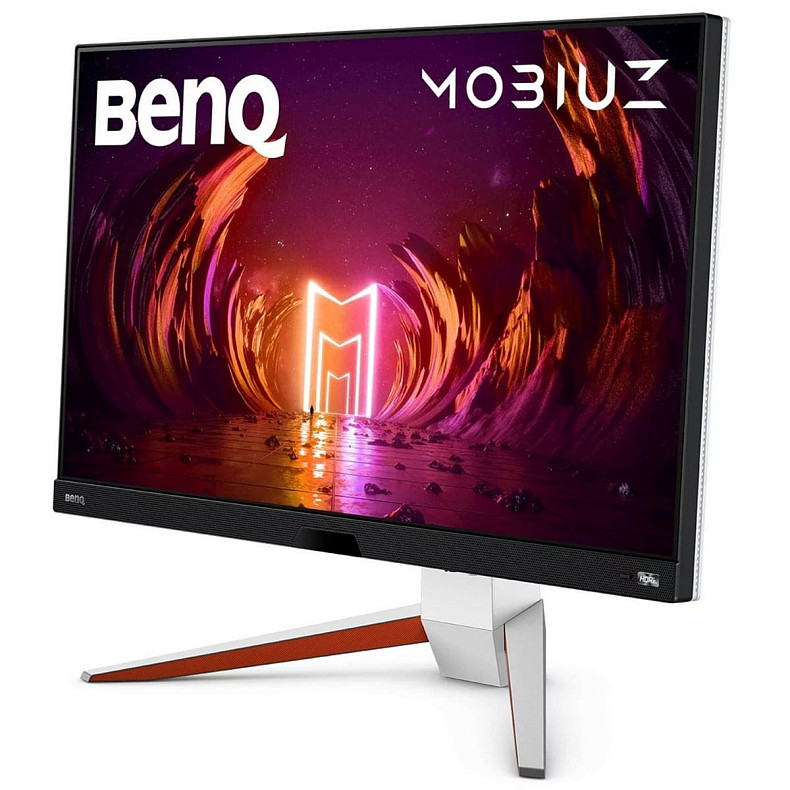 Монітор 27" BenQ EX2710U, 4K UHD, IPS, 144Hz, 1 мс, 2хHDMI, DP, USB-hub, HAS, колонки, білий