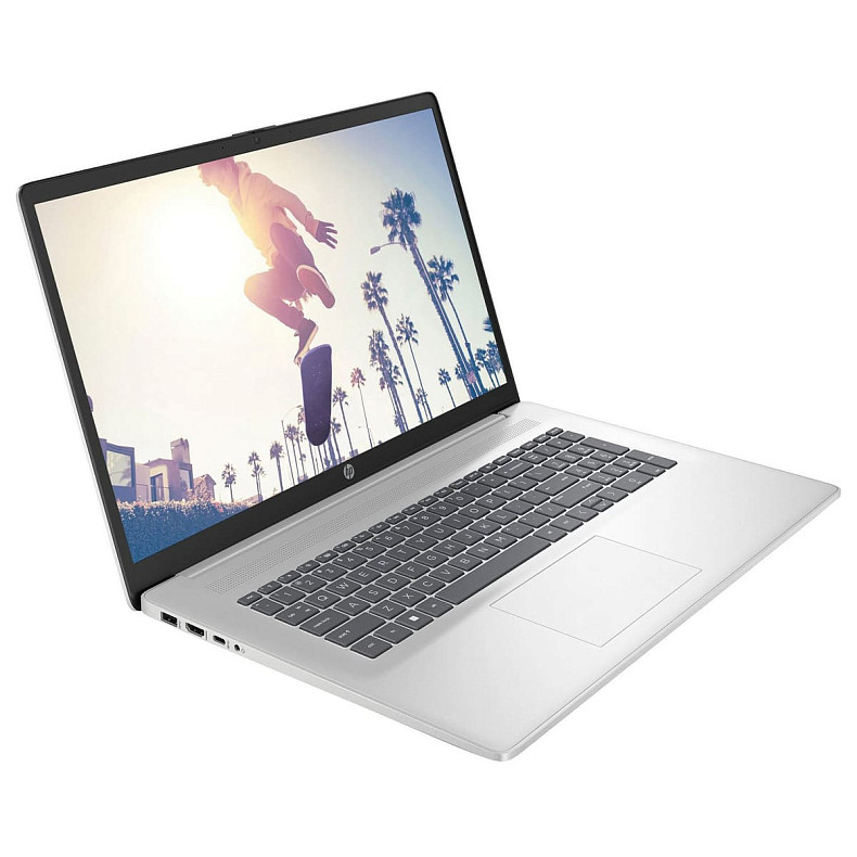 Ноутбук HP 17-cn4016ua 17.3" FHD IPS, 300n/Core 7-150U (5.4)/16Gb/SSD1Tb/Intel Graphics/DOS/Сріблястий