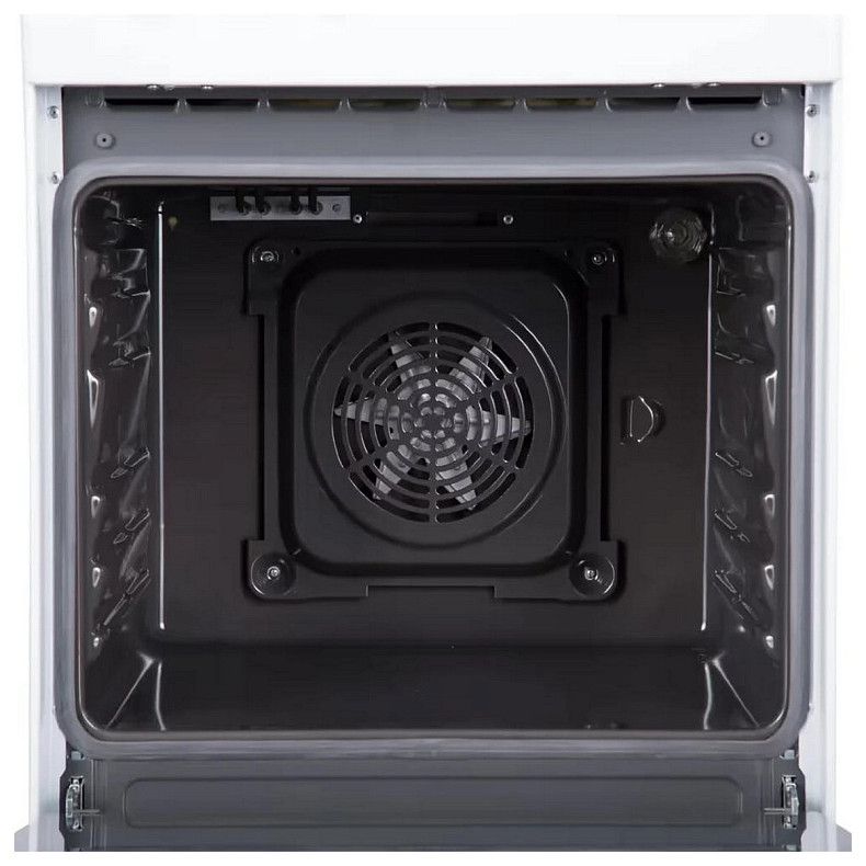 Плита Hansa комбінована, 50х60см, 62л, чавун, газ контр., дисплей, білий