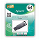 Флеш-накопитель USB3.1 64GB Apacer AH360 Metal Black (AP64GAH360A-1)