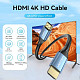 Кабель HDMI M-M,10.0 м, V2.0, 4K 60Гц, Aluminum Alloy Blue Vention