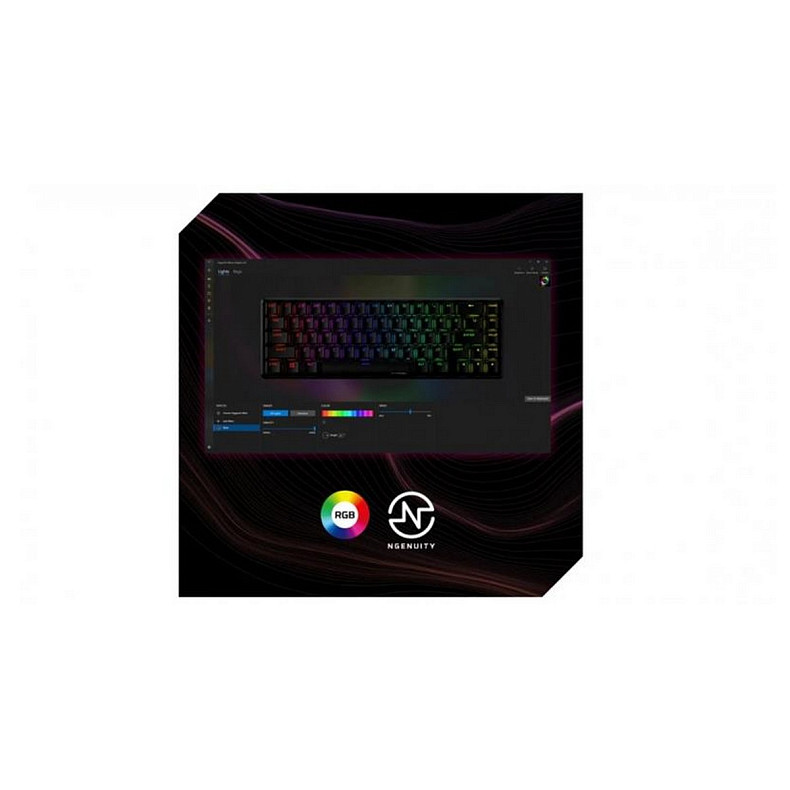 Клавиатура HyperX Alloy Origins 65 Red RGB ENG/RU Black (4P5D6AX) USB