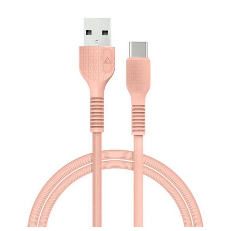 Кабель ACCLAB AL-CBCOLOR-T1PH USB-USB Type-C 1.2м Peach (1283126518263)