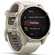 Спортивний годинник GARMIN Fenix 8 43mm AMOLED Sapphire Soft Gold with Fog Gray Silicone Band