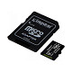Карта пам'яті MicroSDXC 256GB UHS-I/U3 Class 10 Kingston Canvas Select Plus R100/W85MB/s + SD-адаптер (SDCS2/256GB)