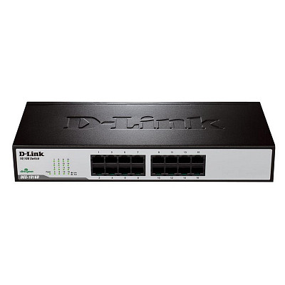 Комутатор D-Link DES-1016D/H1A 16-port UTP 10/100Mbps metall