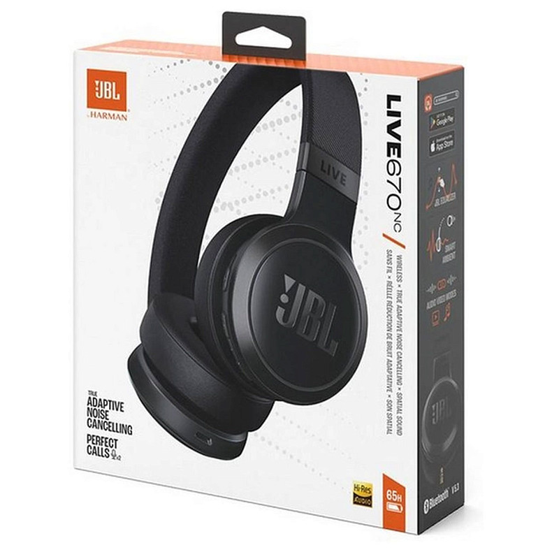 Навушники JBL Live 670NC - Black (JBLLIVE670NCBLK)