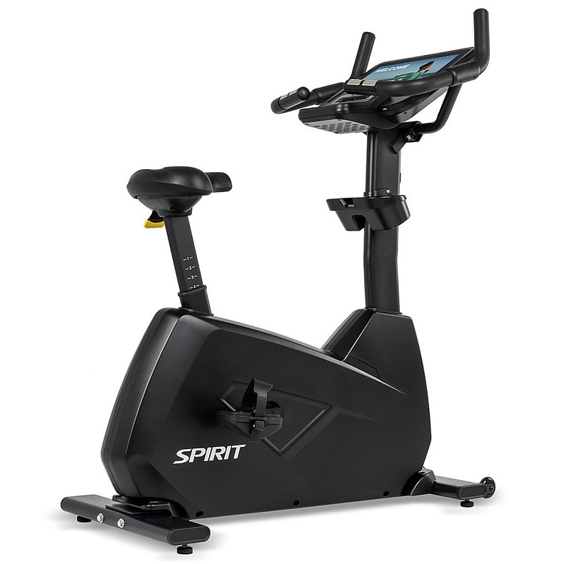 Вертикальный велотренажер мультимедийная 15,6 консоль Spirit CU800+ ENT