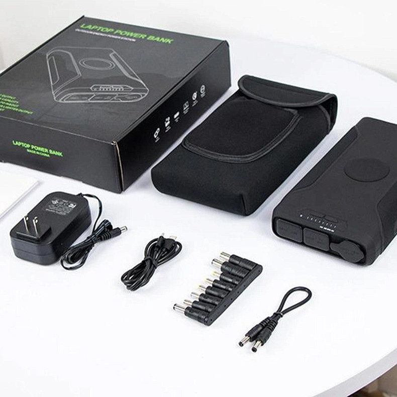 Внешний аккумулятор PowerPlant 68400mAh PD/60W DC 12-24V 9 connectors QC/3.0 USB-C*2 USB-A Wireless (PB930456)