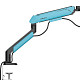 Настільне кріплення Anda Seat Stealth PRO II 17’’-42’’ Blue